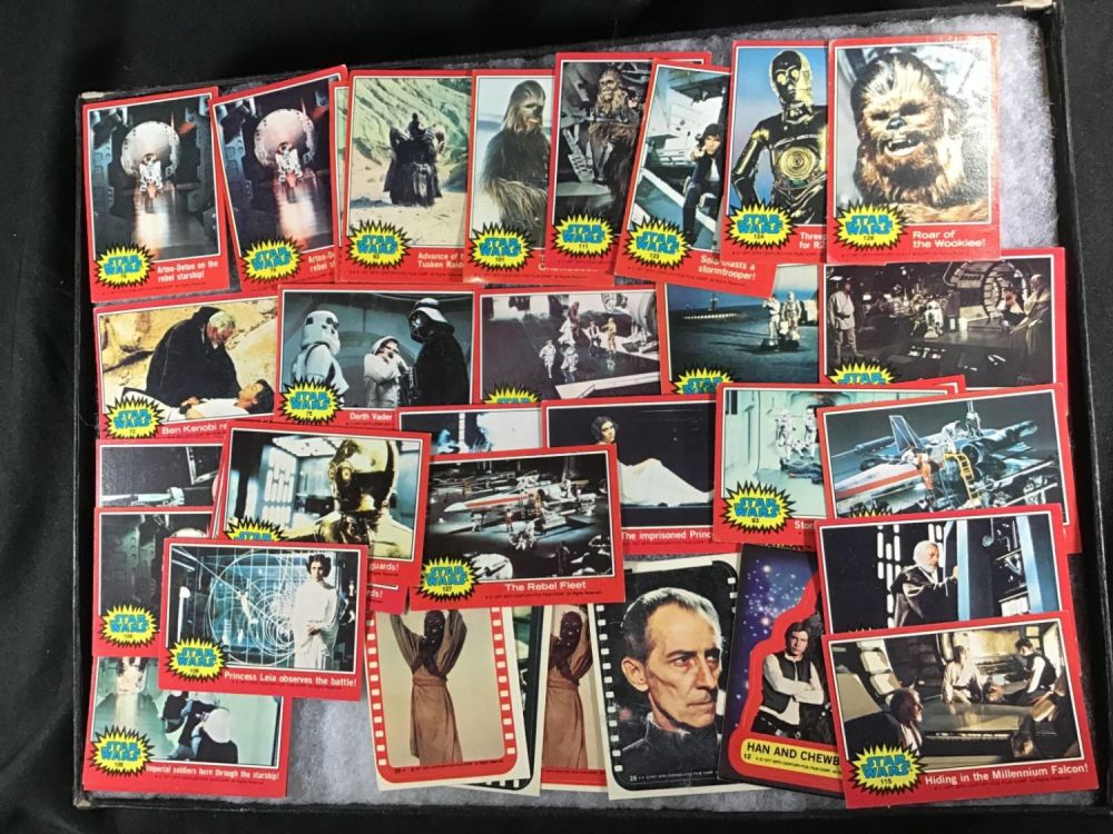 Lot 183: Star Wars Card Collection 1977 20th Century Fox with