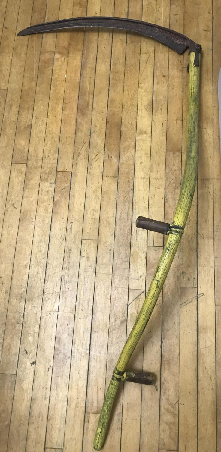 Lot 161: Vintage  Reaper Measures 5 feet