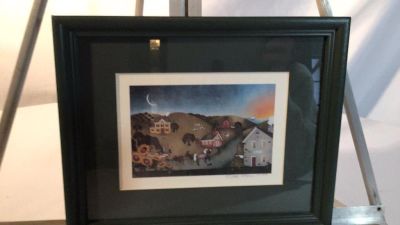 Limited Edition Lithograph &acirc;€œCountry. 11 x 9 signed B. Palmer