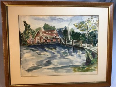 Watercolor by M Faultz Measures 15x12. Measures 15x12