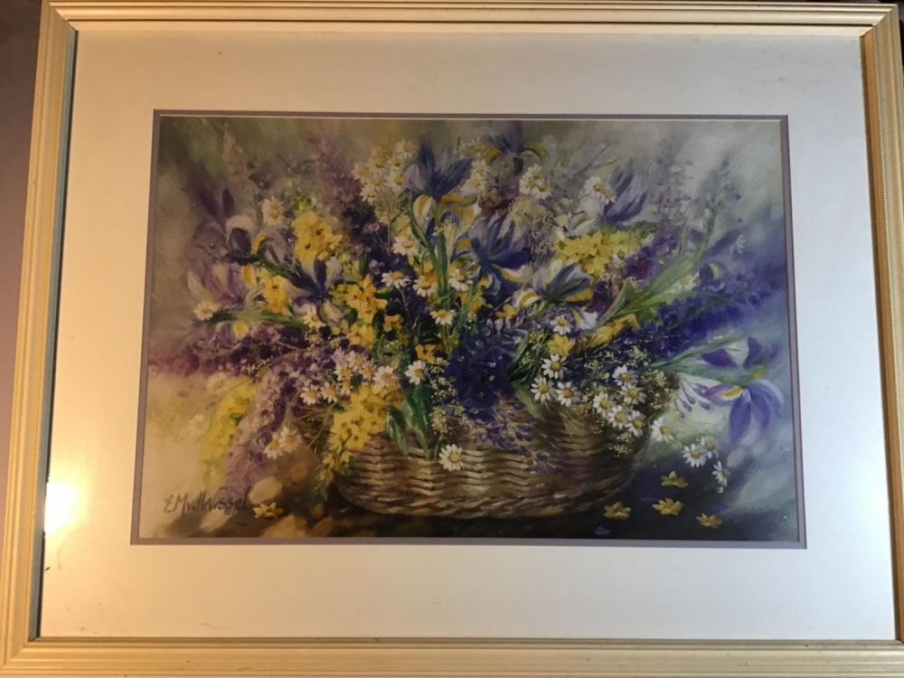 Lot 152: E Mud Wissel signed Frame measures 35x27 inches