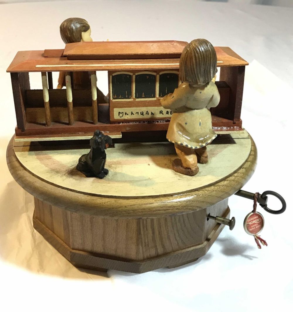 Lot 183: Genuine Thorens Swiss Music  Box - works measures 8" by 6"