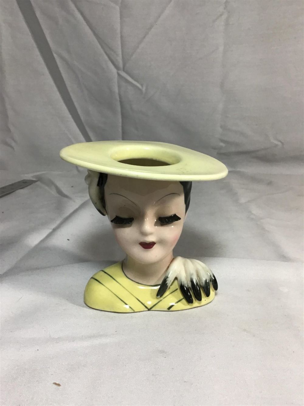 Lot 187: Vintage Napco head vase .