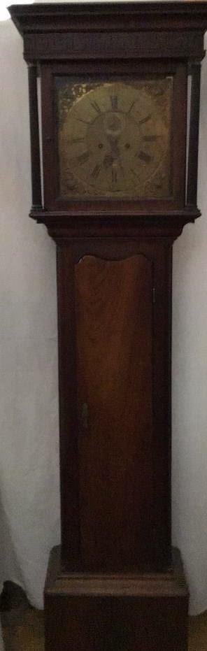Lot 236: Vintage Grand Father Clock Fisher Preston Calendar Clock