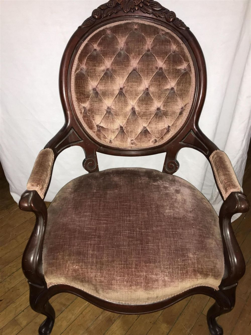 Lot 239: Parlor Chair .