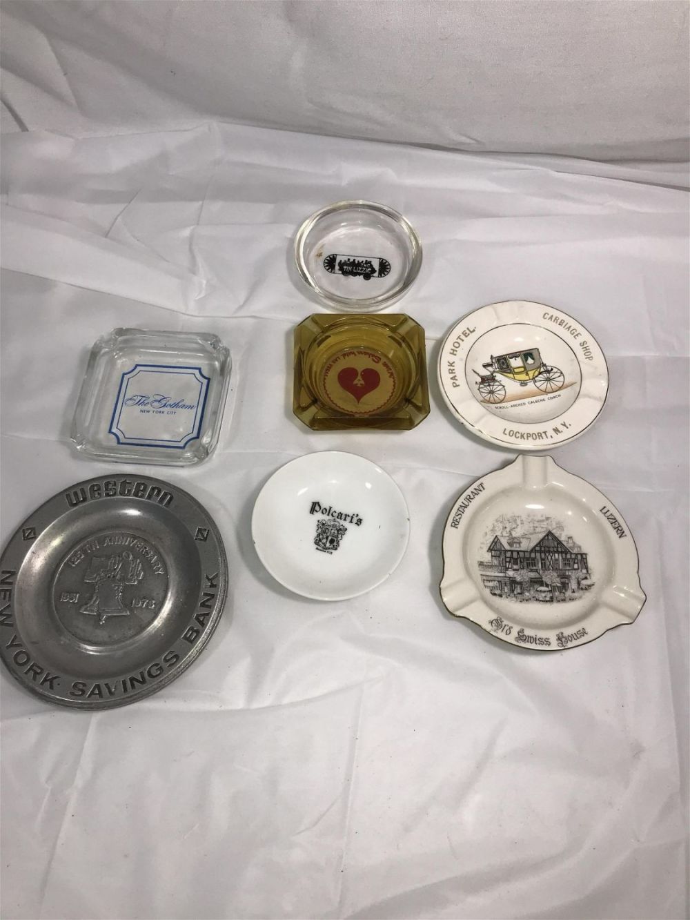 Lot 285: ADV Ashtray Collection (7) .
