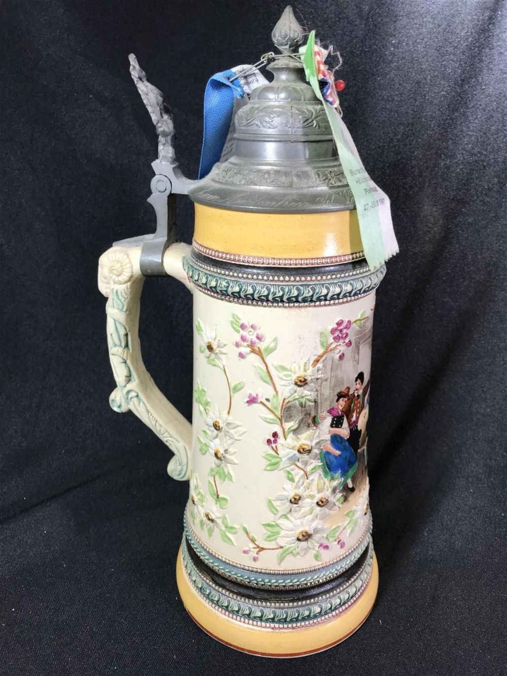 Lot 161A: Vintage Beer Stein Measures 1 foot tall