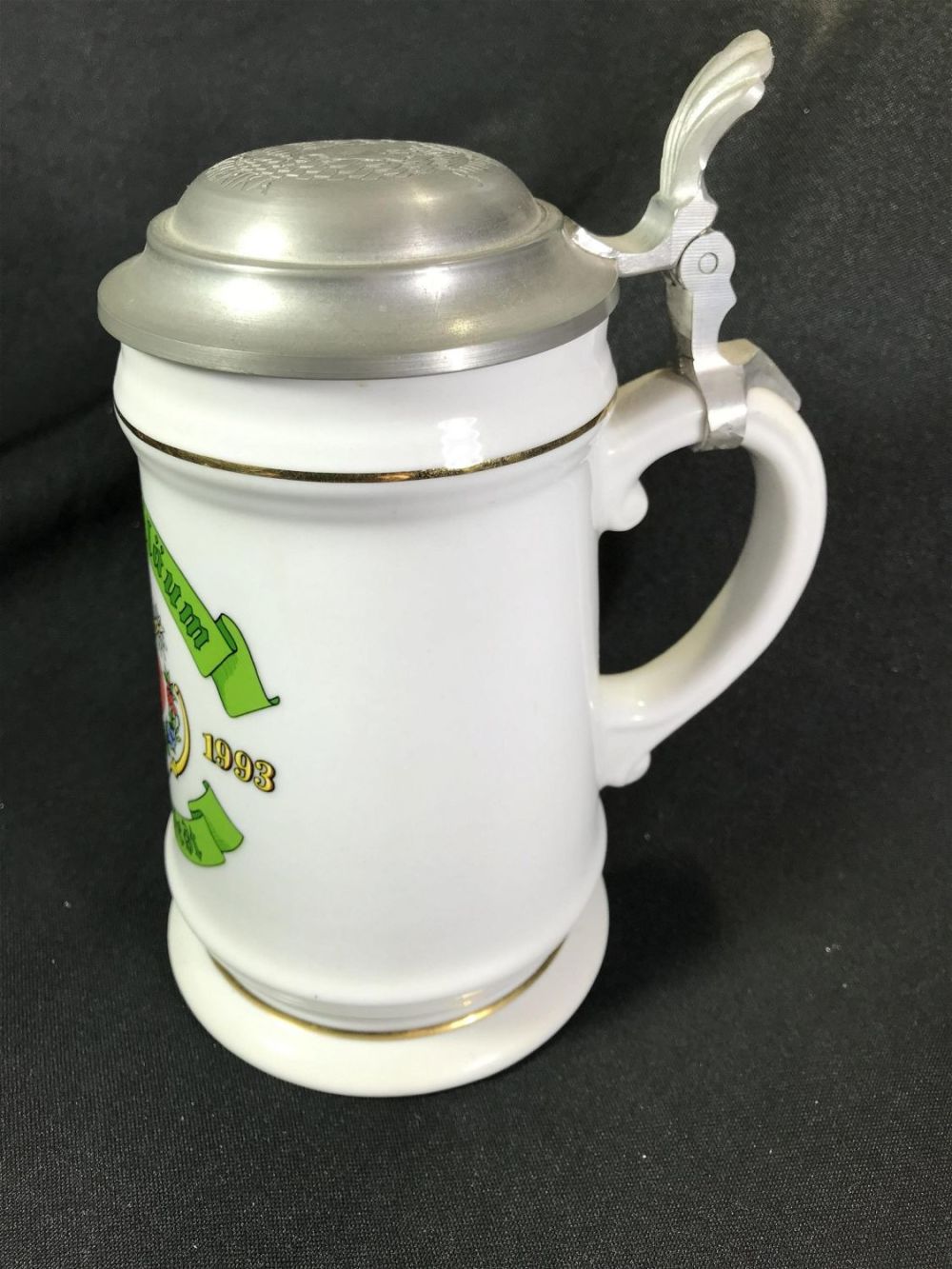 Lot 165: Gaufest 60th Anniversary Stein Made in Germany  Measures 8 inches tall
