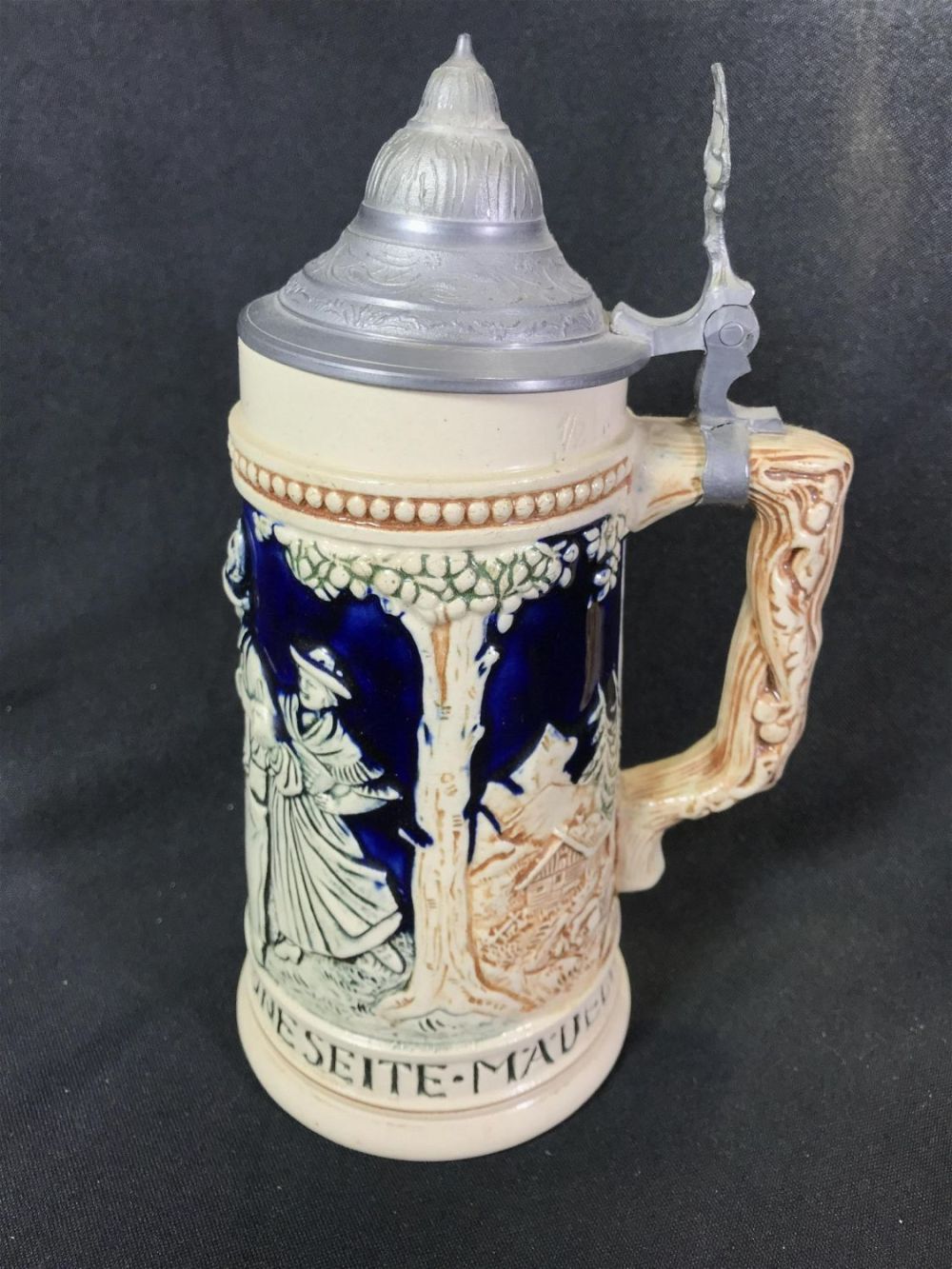 Lot 170: German Beer Stein Measures 9 inches tall