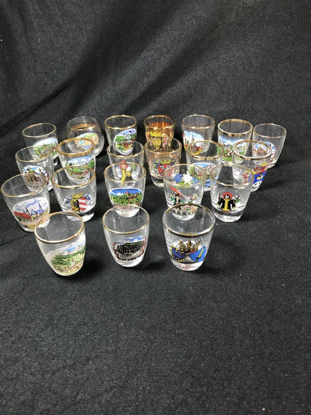 Lot 193: Shot Glass Collection 21 total
