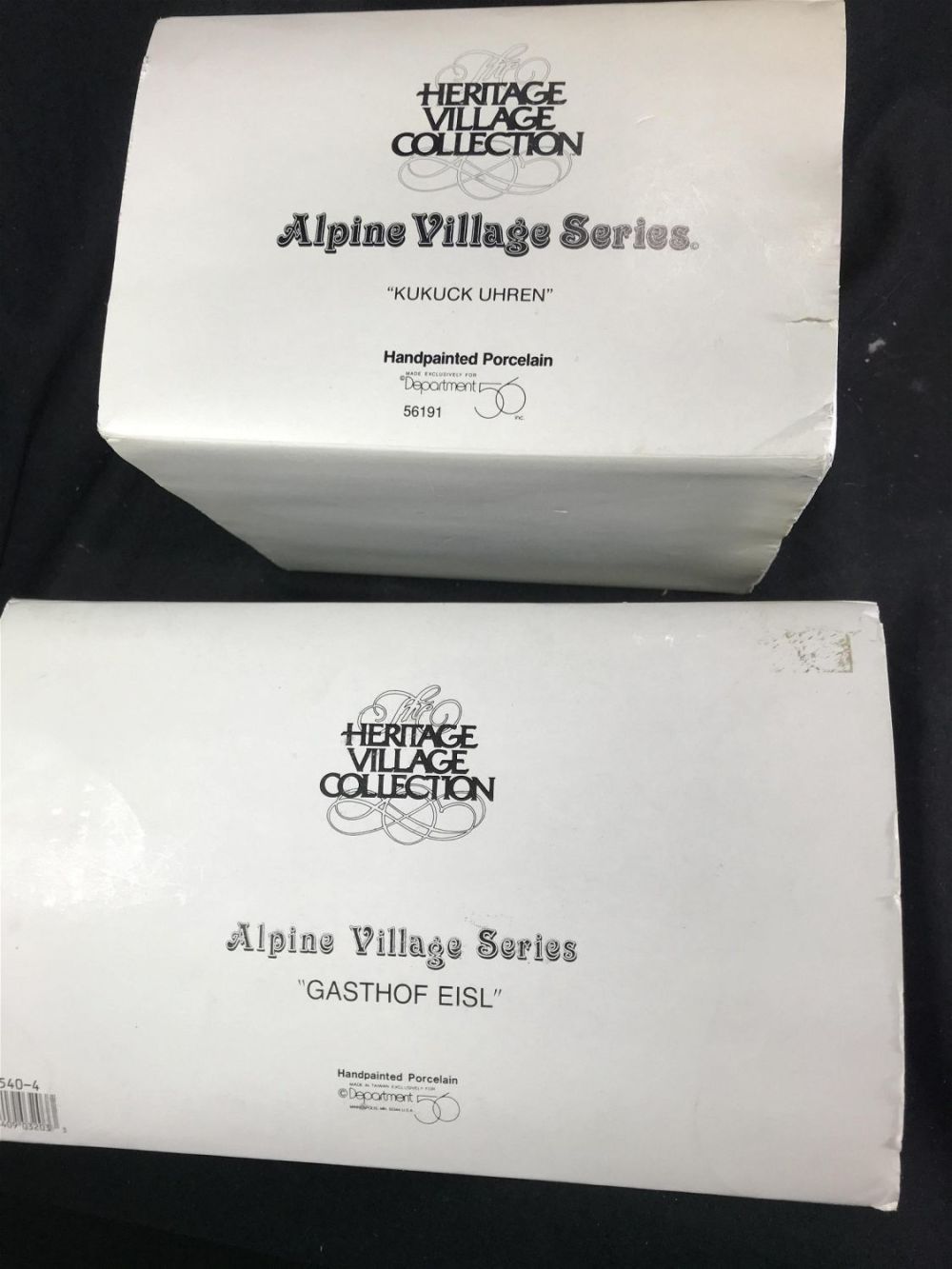 Lot 217: Department 56 Alpine Village Series .