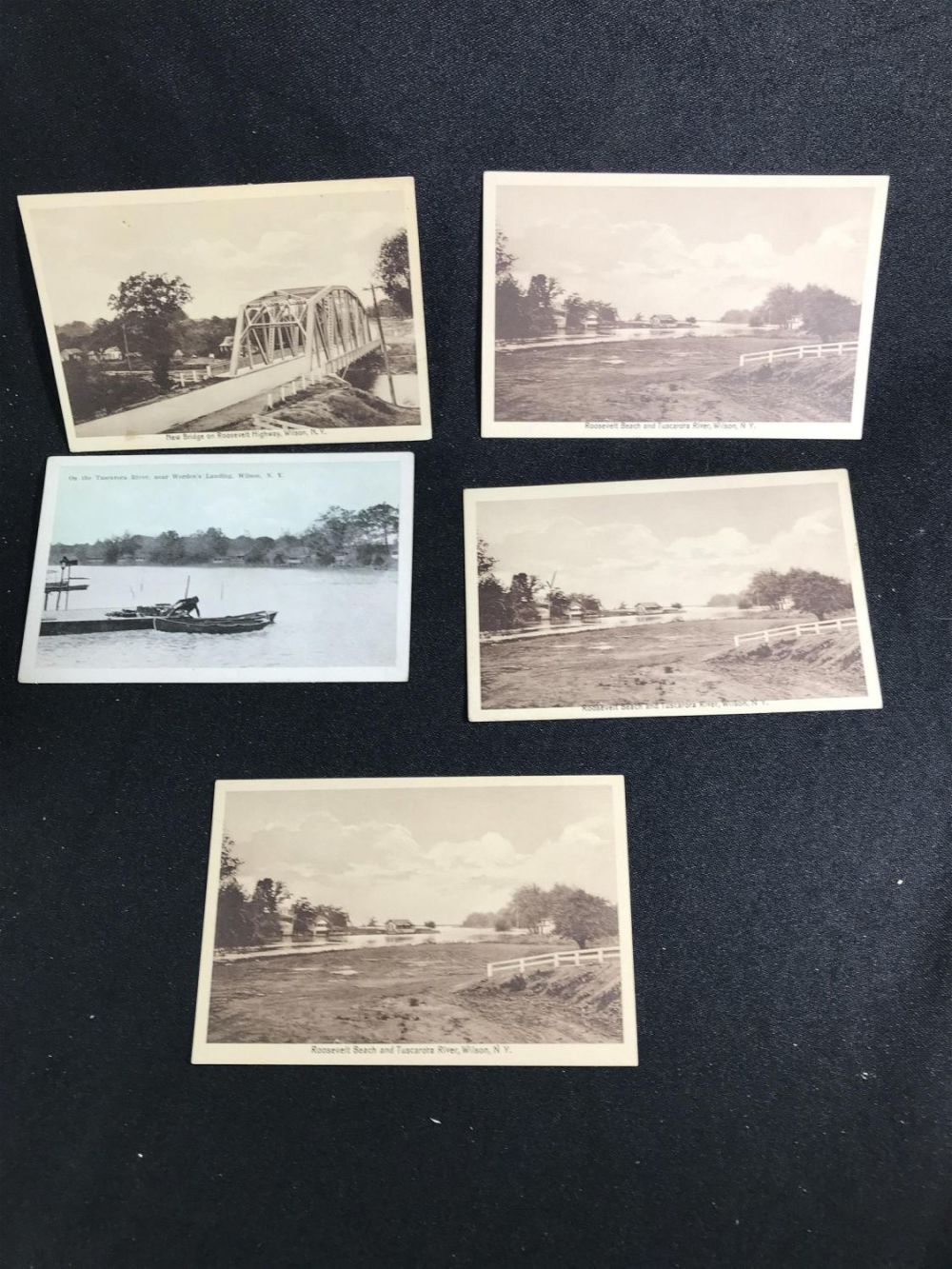 Lot 151: Vintage Postcards of Wilson, NY 5 total
