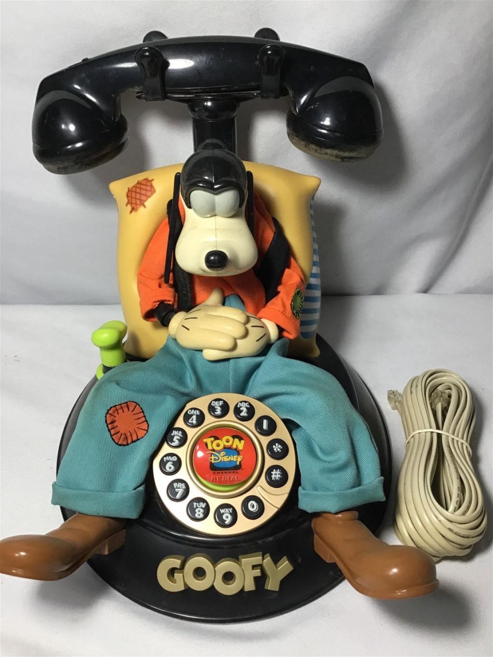 Lot 185: Early Goofy Phone Measures 9 inches tall by 11 inches long