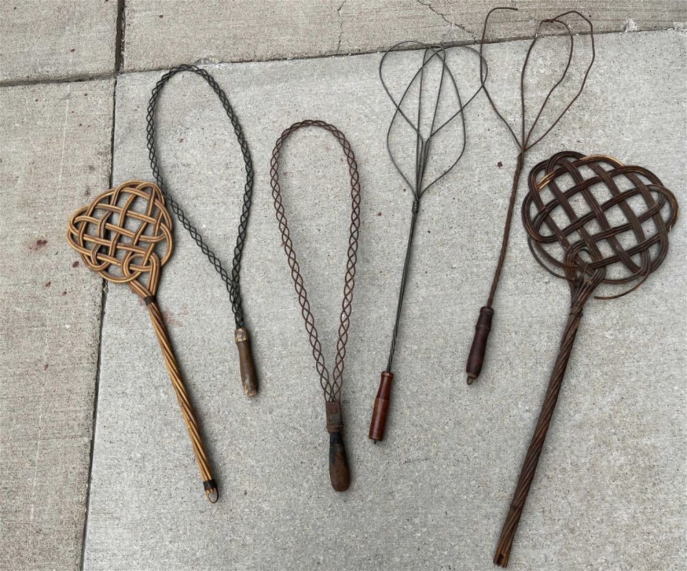 Lot 163: Rug Beater Collection (6) .