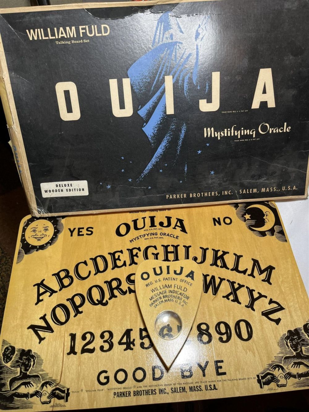 Lot 201: Ouija Board with Planchette In org box