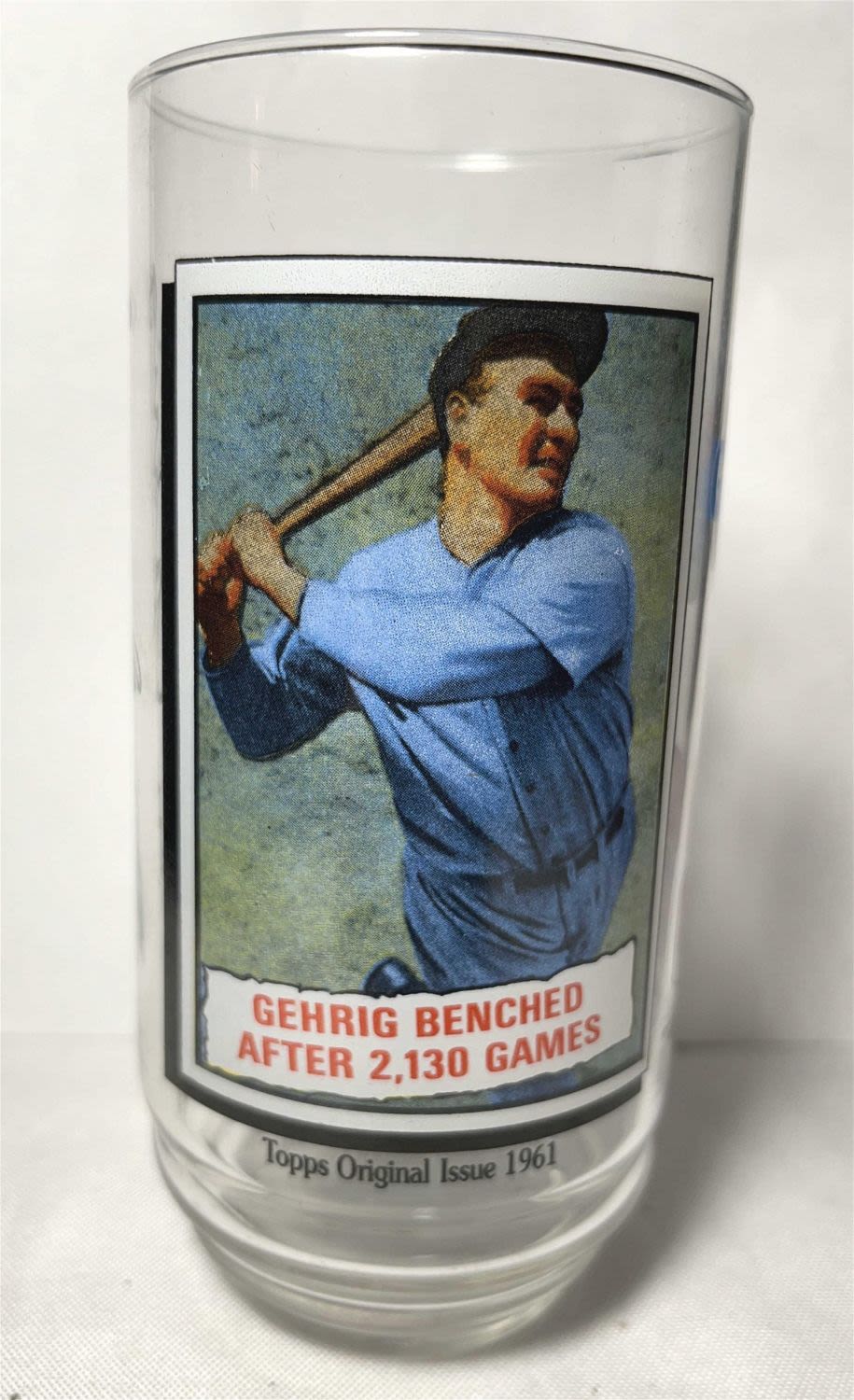 Lot 211: Lou Gehrig Tumbler McDonalds All Time Greatest Team Collection NY Yankees