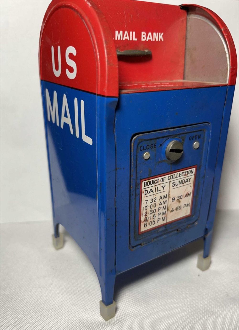 Lot 216: Vintage Mailbox Coin Bank Measures 7.5 inches tall