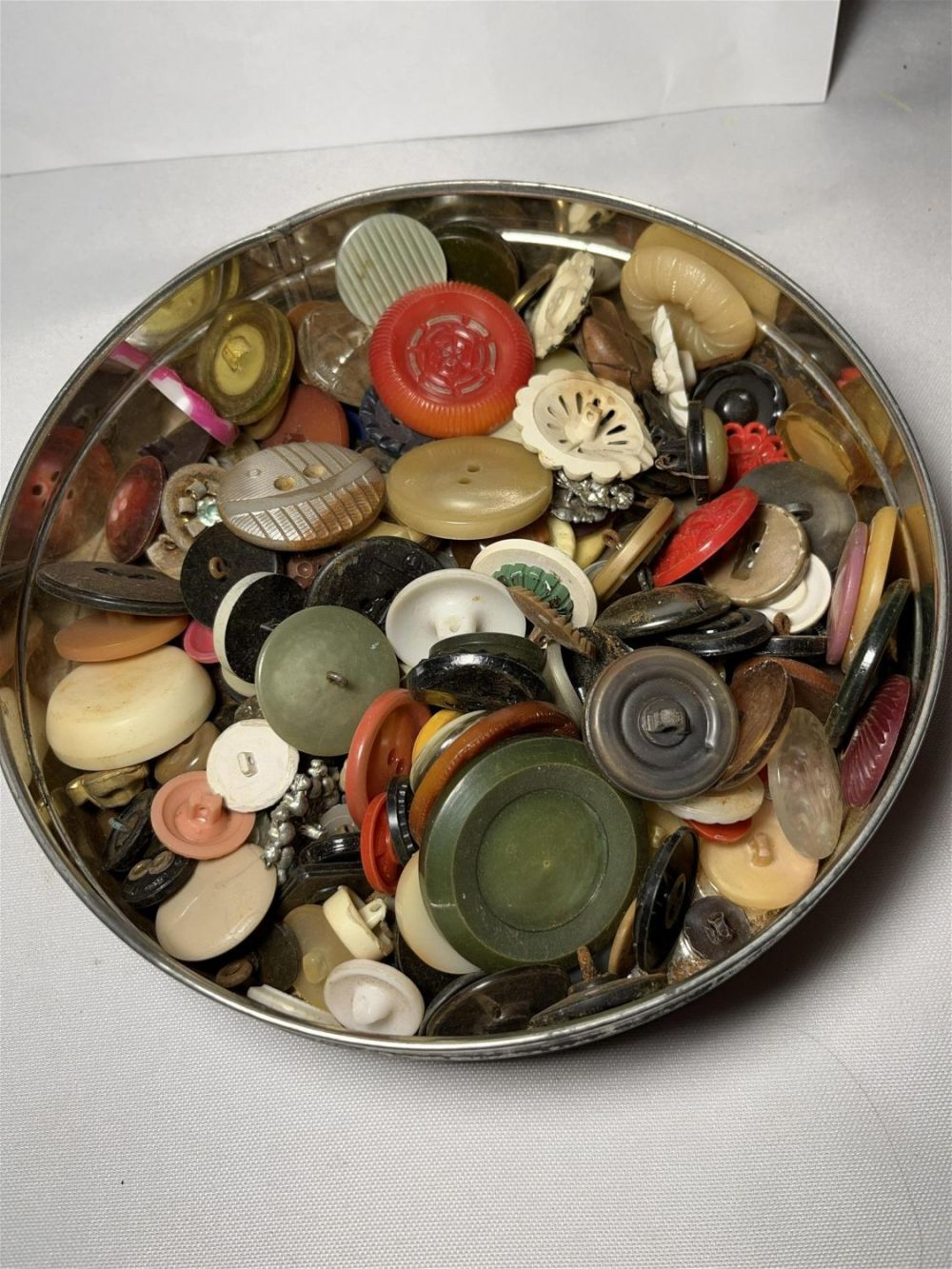 Lot 219: Vintage Button Collection .