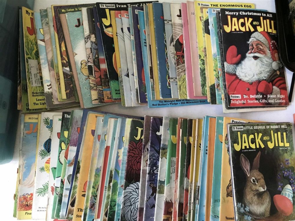 Lot 224: Vintage Jack and Jill magazines Large Collection