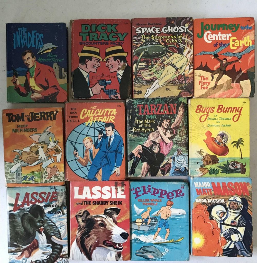 Lot 225: Vintage Big Little book Collection, comes with multiple copies. Written by Whitman publishing