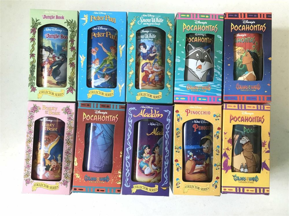 Lot 230: Disney classic movie glass top collection collectors series
