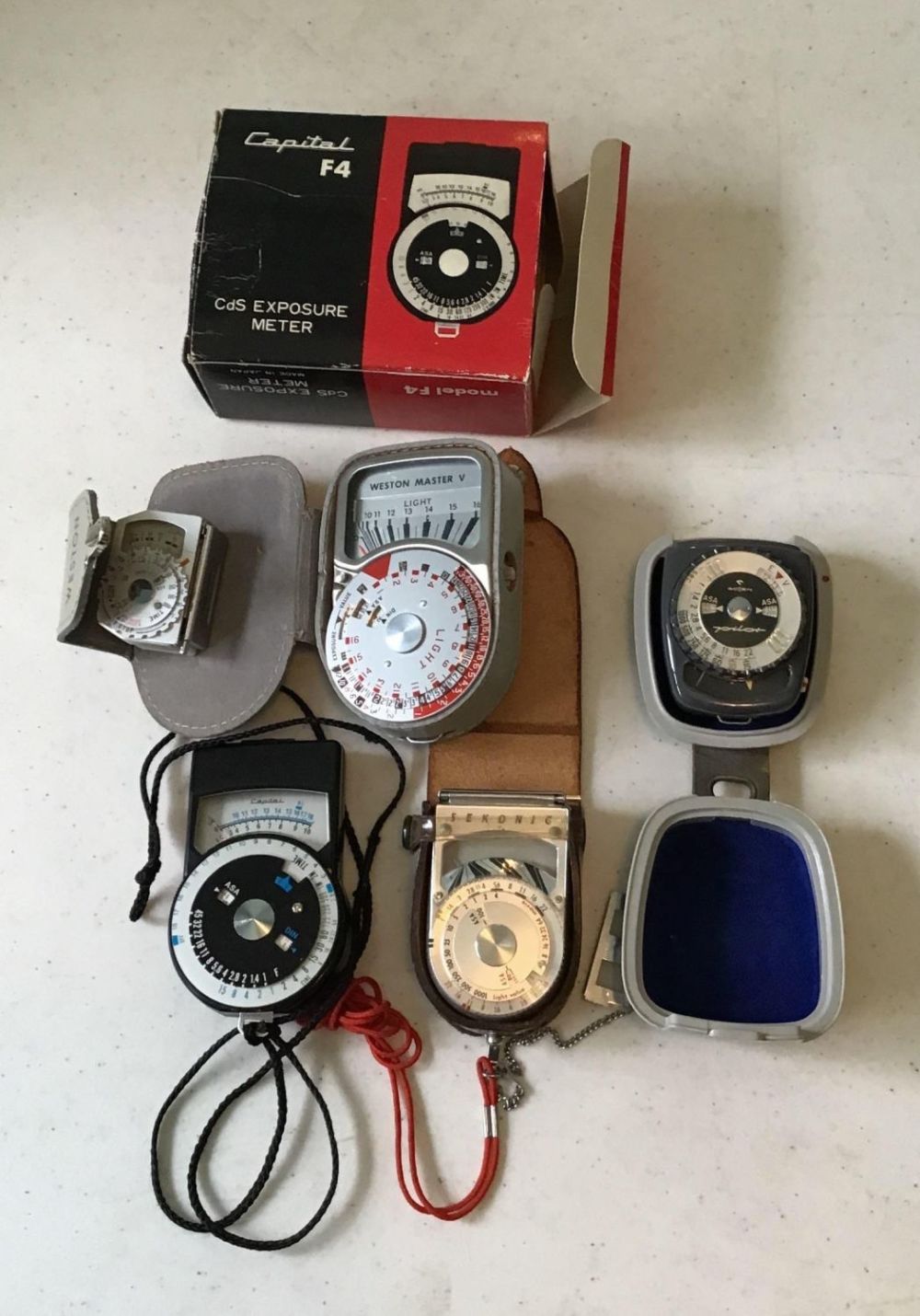 Lot 188: Vintage Light Meter Collection