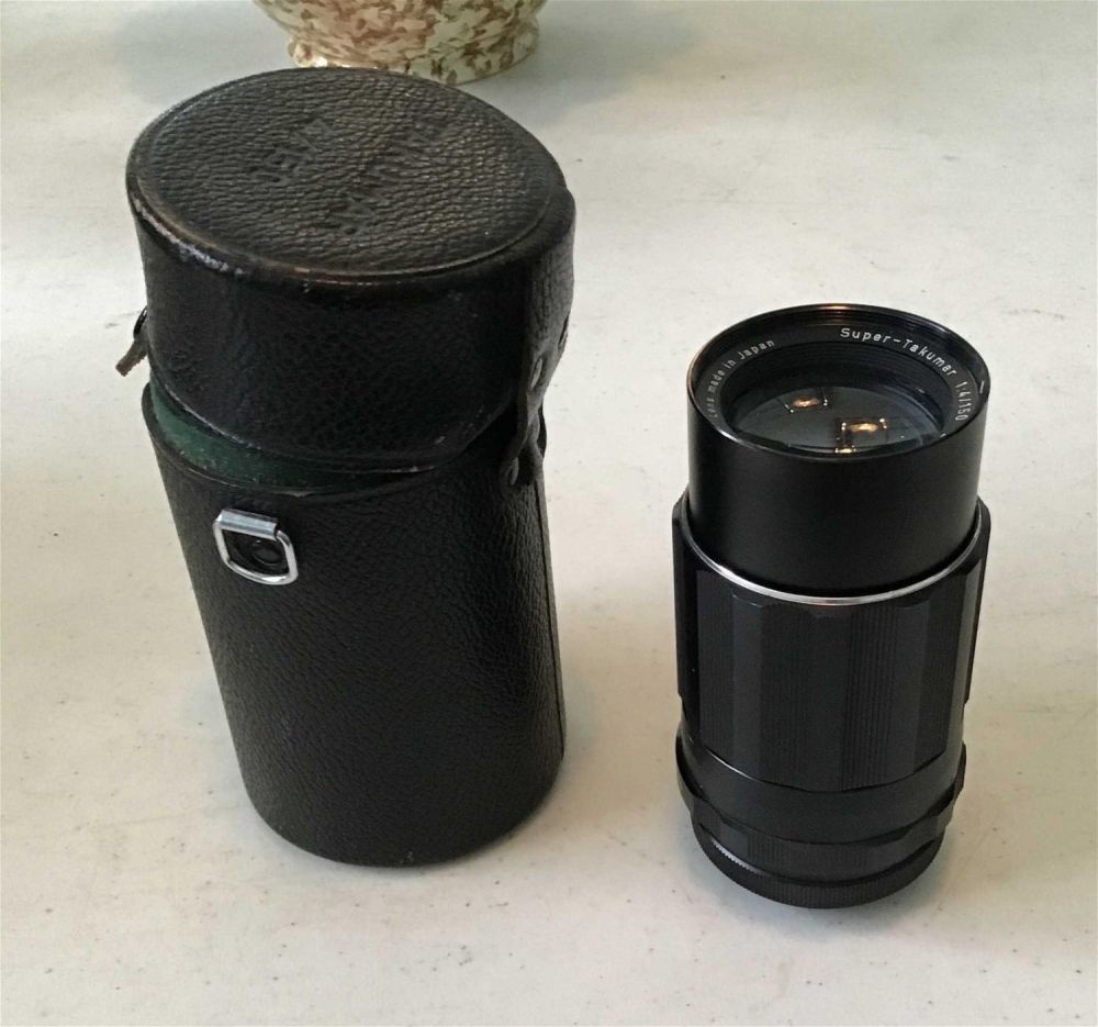 Lot 200: Vintage Asahi Pentax Lenses .