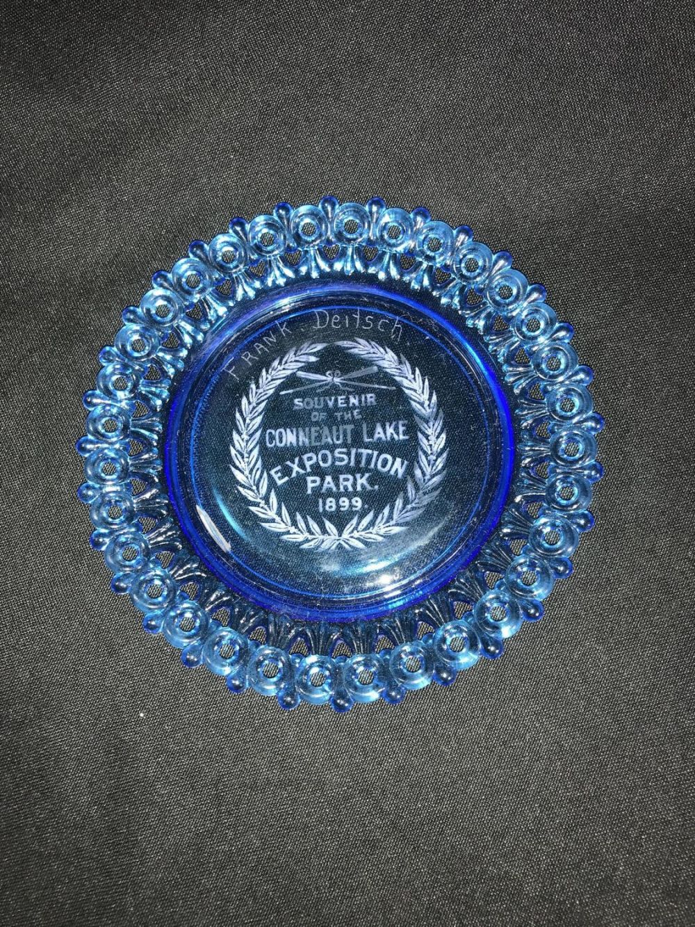 Lot 195: Exposition Park 1899 Souvenir Measures 5.5 inches diameter