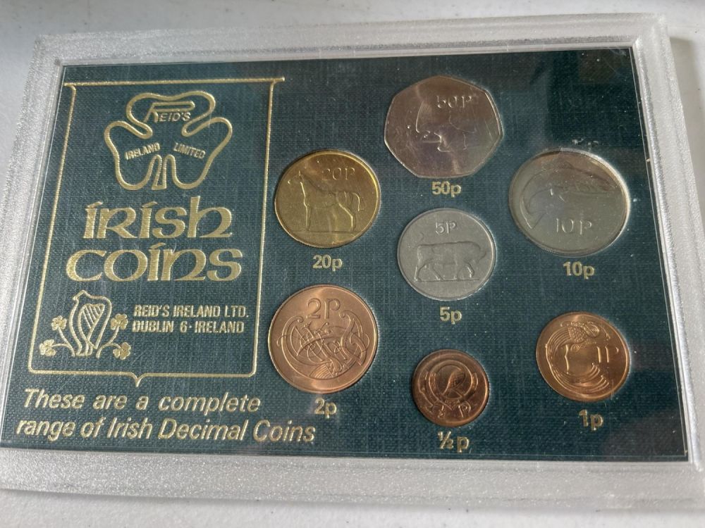 Lot 219: Irish Coins Collection .
