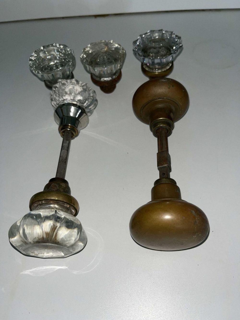 Lot 238: Vintage Doorknobs .