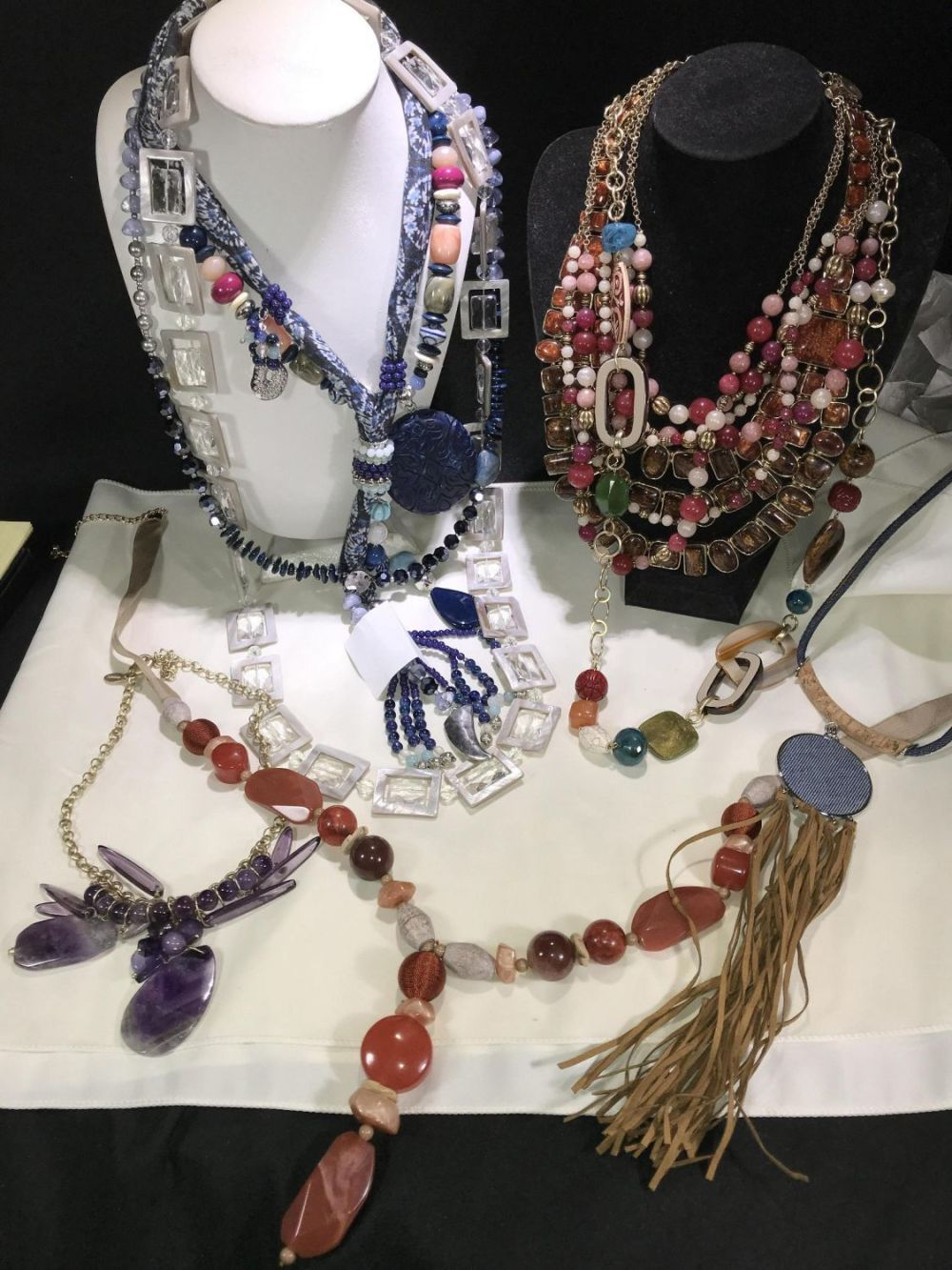 Lot 179: Costume Necklace Collection .
