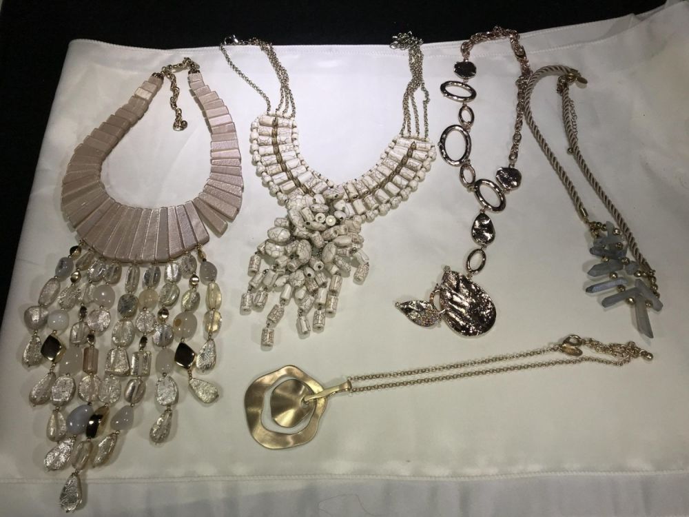 Lot 192: Costume Necklace Collection .