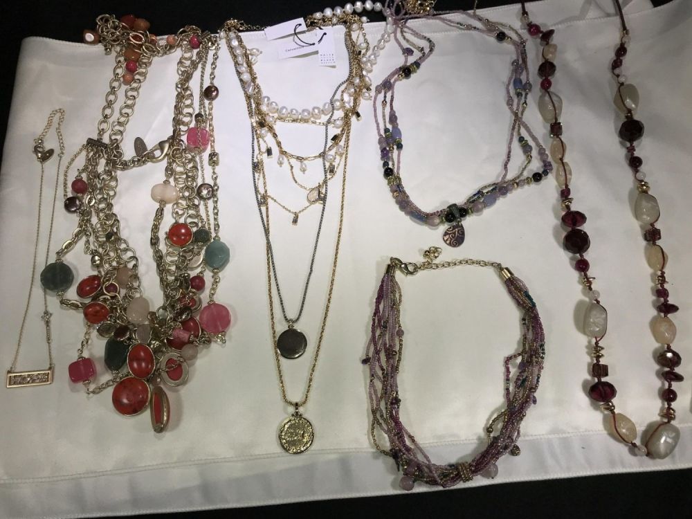 Lot 202: White House Black Market & Chicoâ€™s Necklaces .