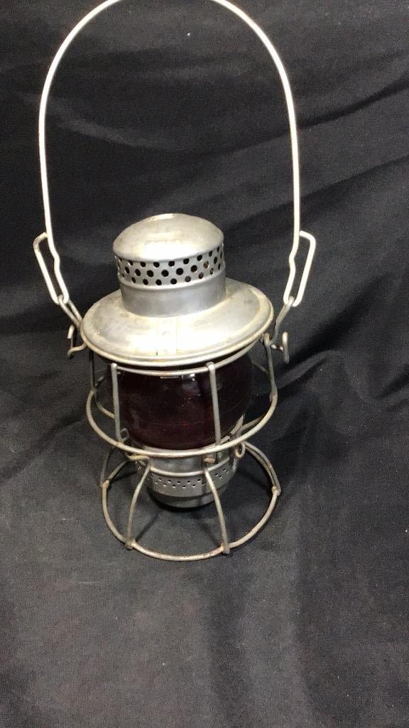 Lot 226 Penn Central Railroad Lantern . The Lodge Auction House