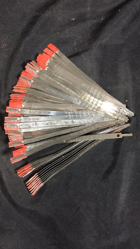 Lot 237: Vintage Pennsylvania Metal Straps .