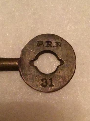 Lot 59 – Pennsylvania Railroad Brass Key . – The Lodge Auction House