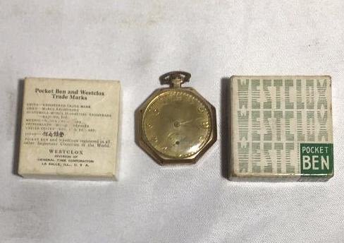 Lot 205: Vintage Pocket Ben Watch .