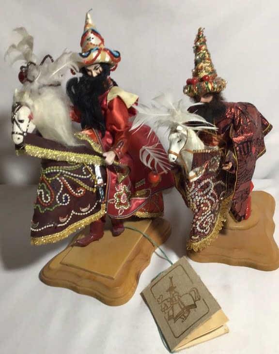 Lot 209: Polish Made Men on Horseback , H 12â€™ x L 10 .