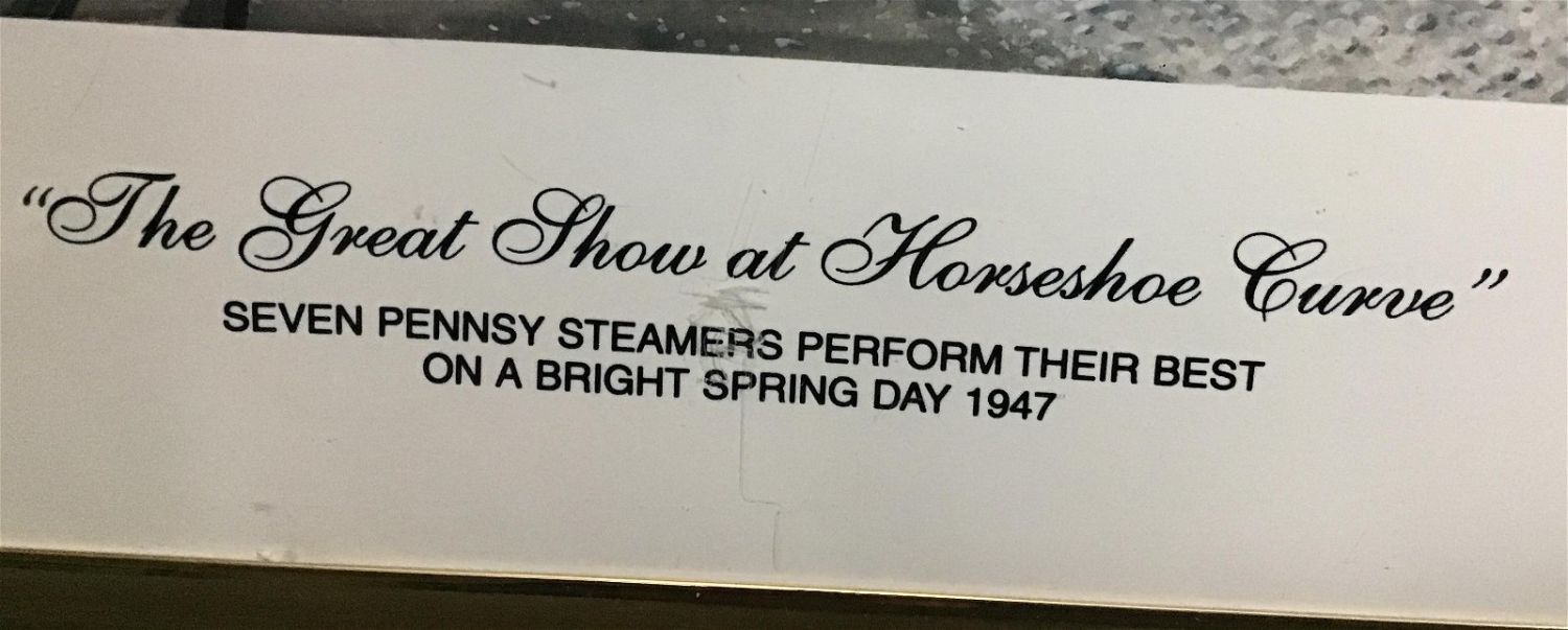 Lot 184 The great show at horseshoe curve 1947 measures height 16 L