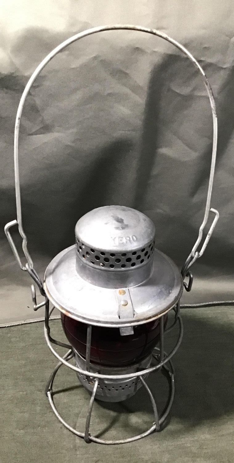 Lot 203: Vintage IHB Railroad Lantern .