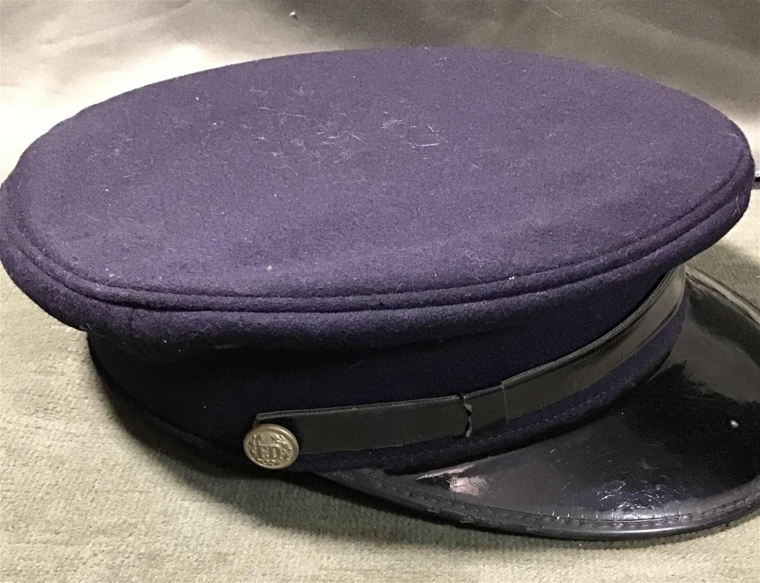 Lot 224 – Vintage Fireman Cap, made by Schnell,’s of the North ...