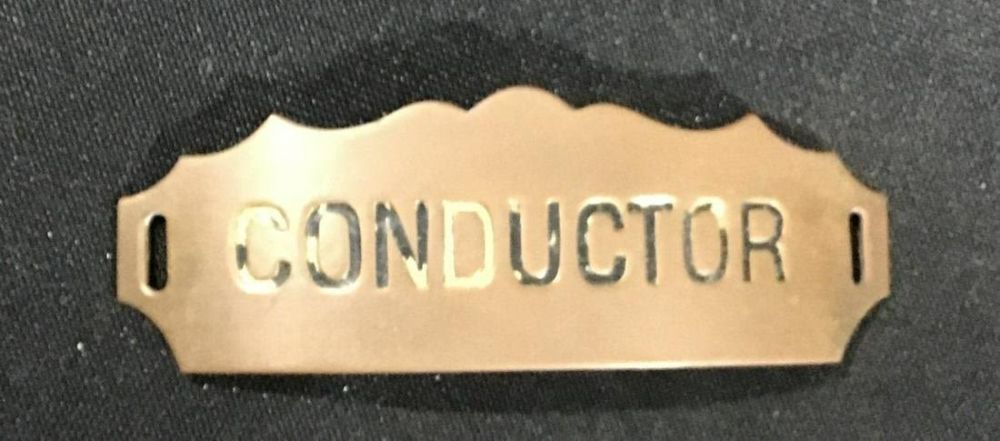 Lot 242: Vintage Conductor Tag, American Railway Supply New York