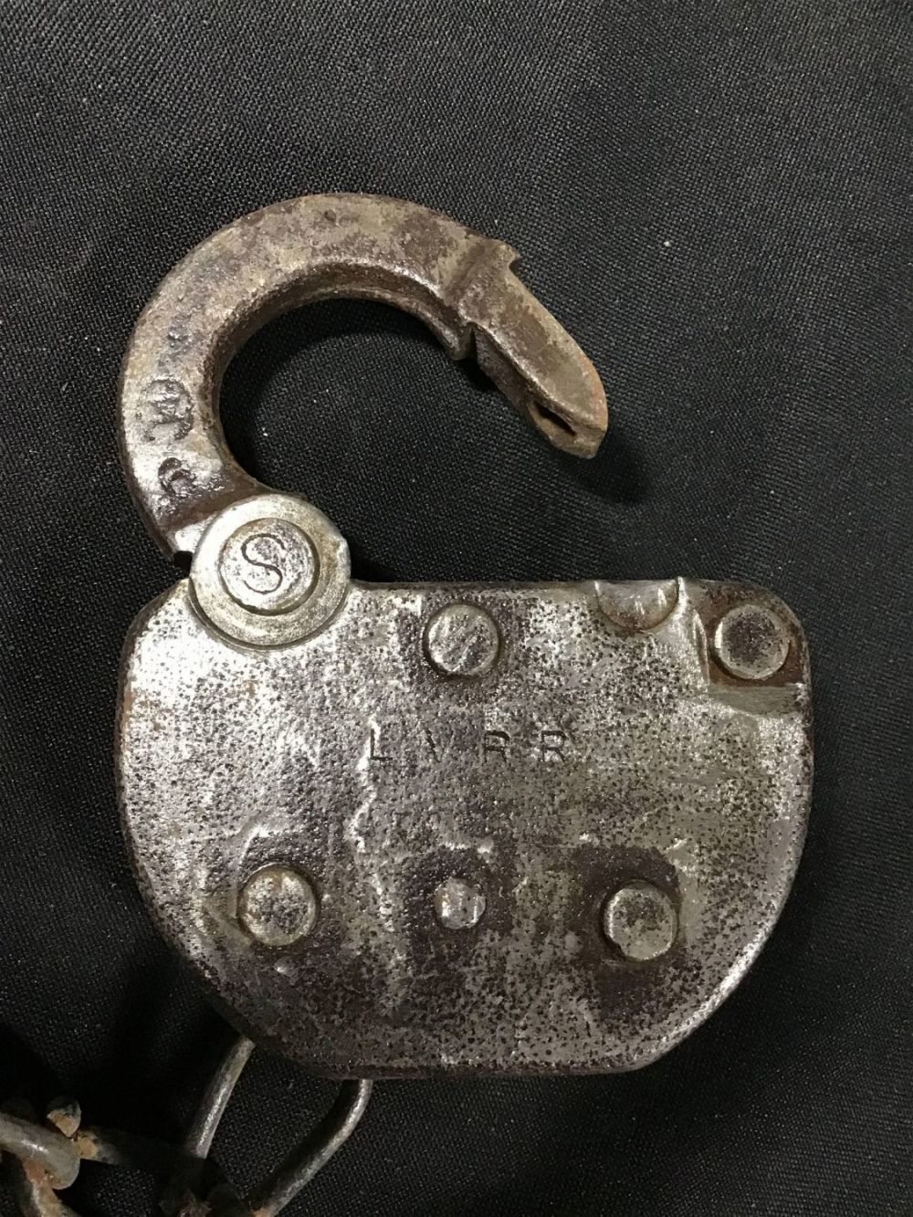 Lot 249: Vintage Lehigh Valley Railroad Padlock .
