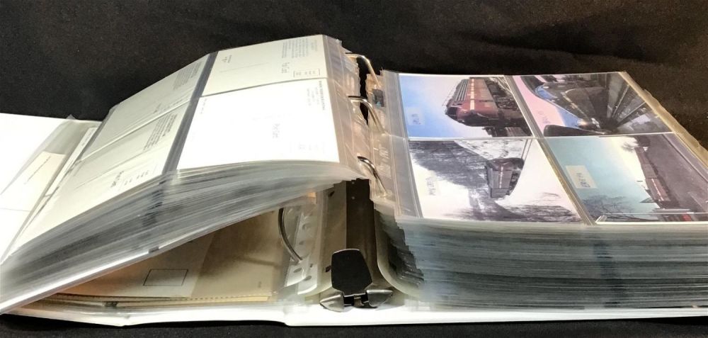 Lot 177: Vintage Railroad Diesel Postcards Collection (130+ pages)
