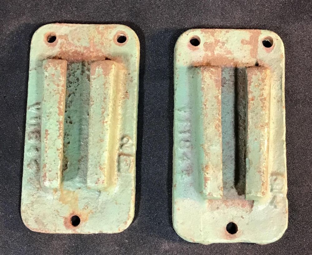 Lot 227: Vintage Wall Mounts for RR Lantern .