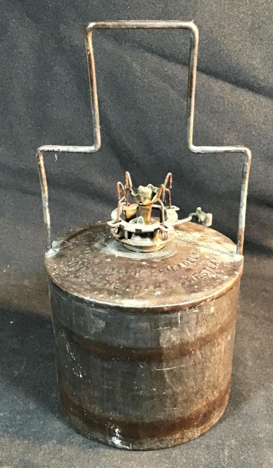 Lot 228: Vintage Adams and West Lake Kerosene Oil Lantern