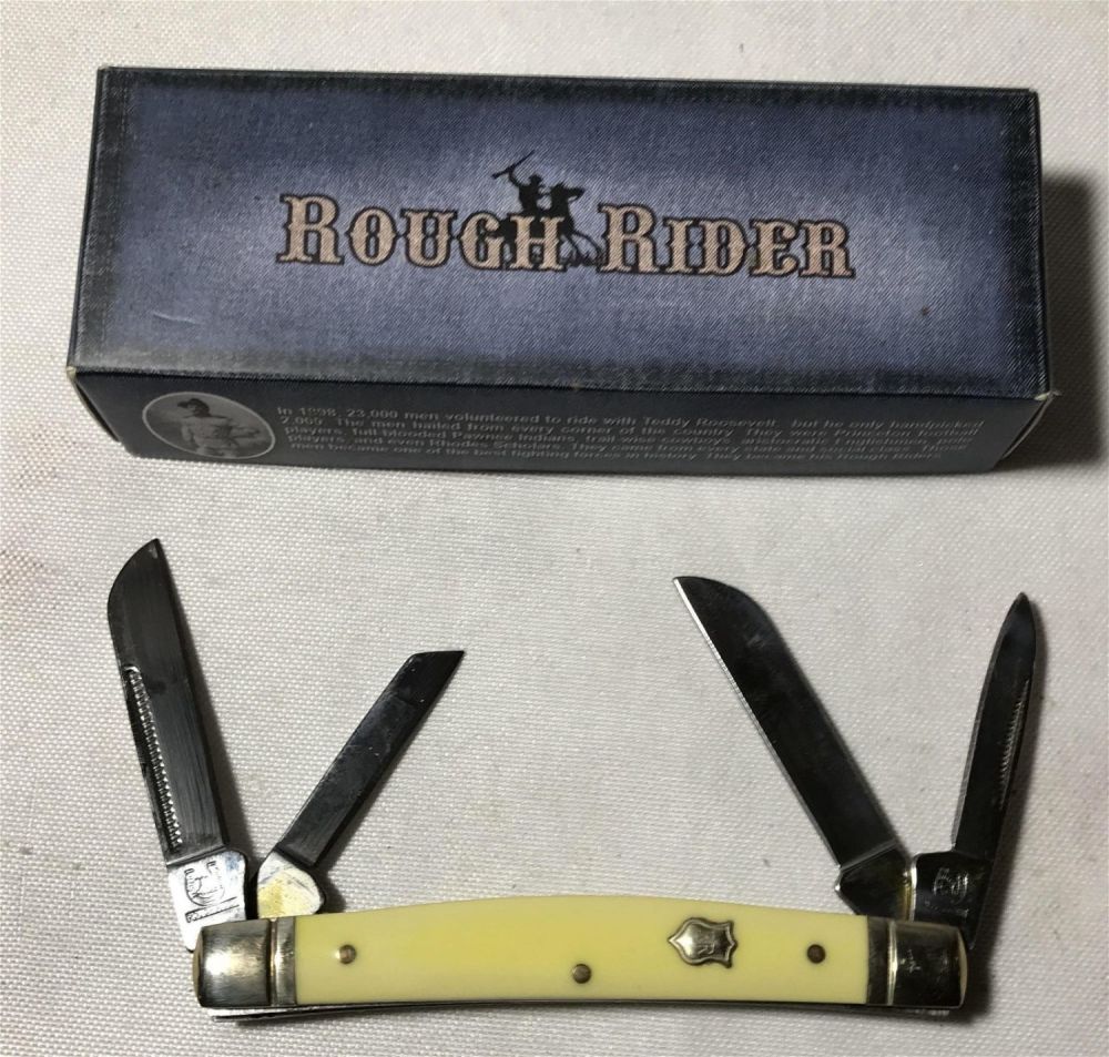 Lot 203: Rough Rider Pocket Knife In org box