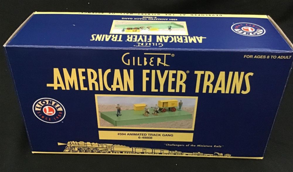 Lot 215: Lionel O Scale American Flyer 594 Animated Track Gang 6-49808
