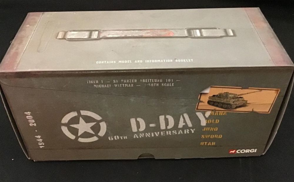 Lot 258: Corgi D-Day 60th Anniversary Tiger I SS Panzer 1:50th Scale