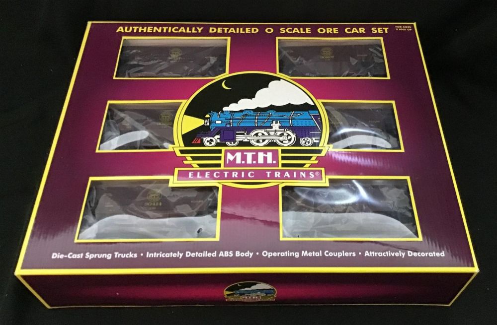 Lot 268: MTH Electric Trains DMIR Ore Car w/ Ore Load 6 Car Ster 20-97505 O Scale
